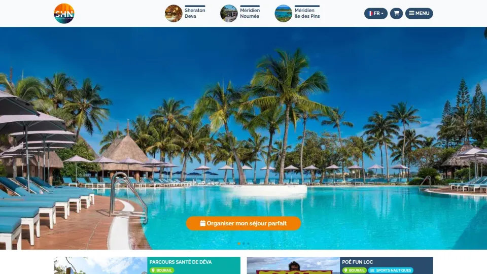 Aperçu du projet Société des Hôtels de Nouméa