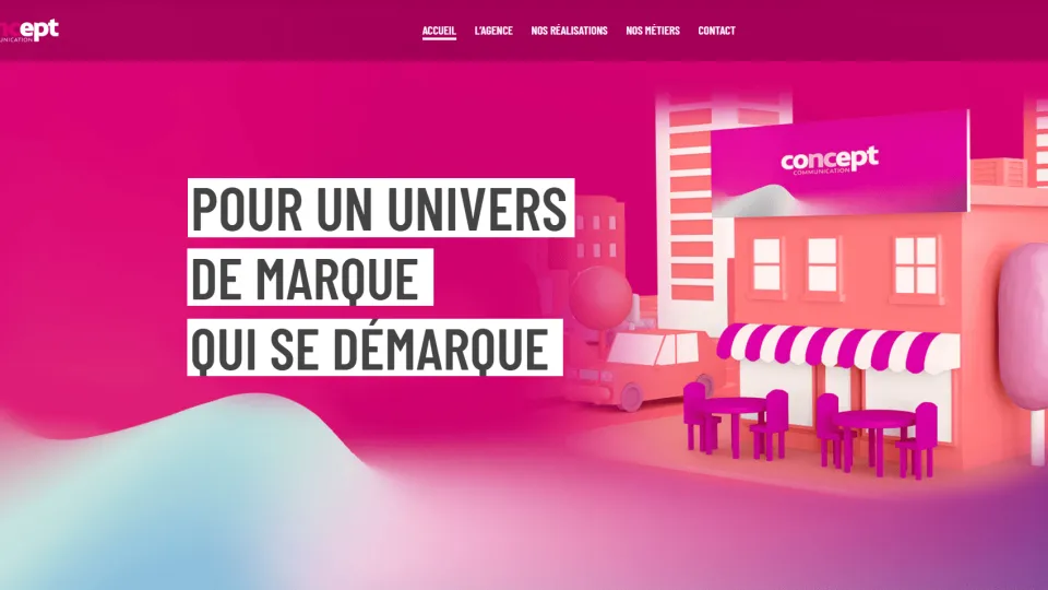 Aperçu du projet Agence Concept