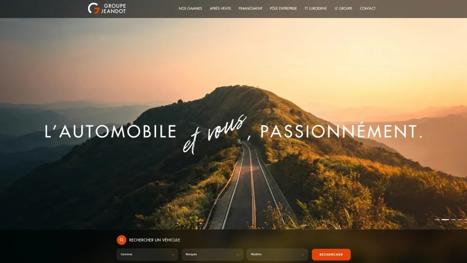 Aperçu du projet Groupe Jeandot